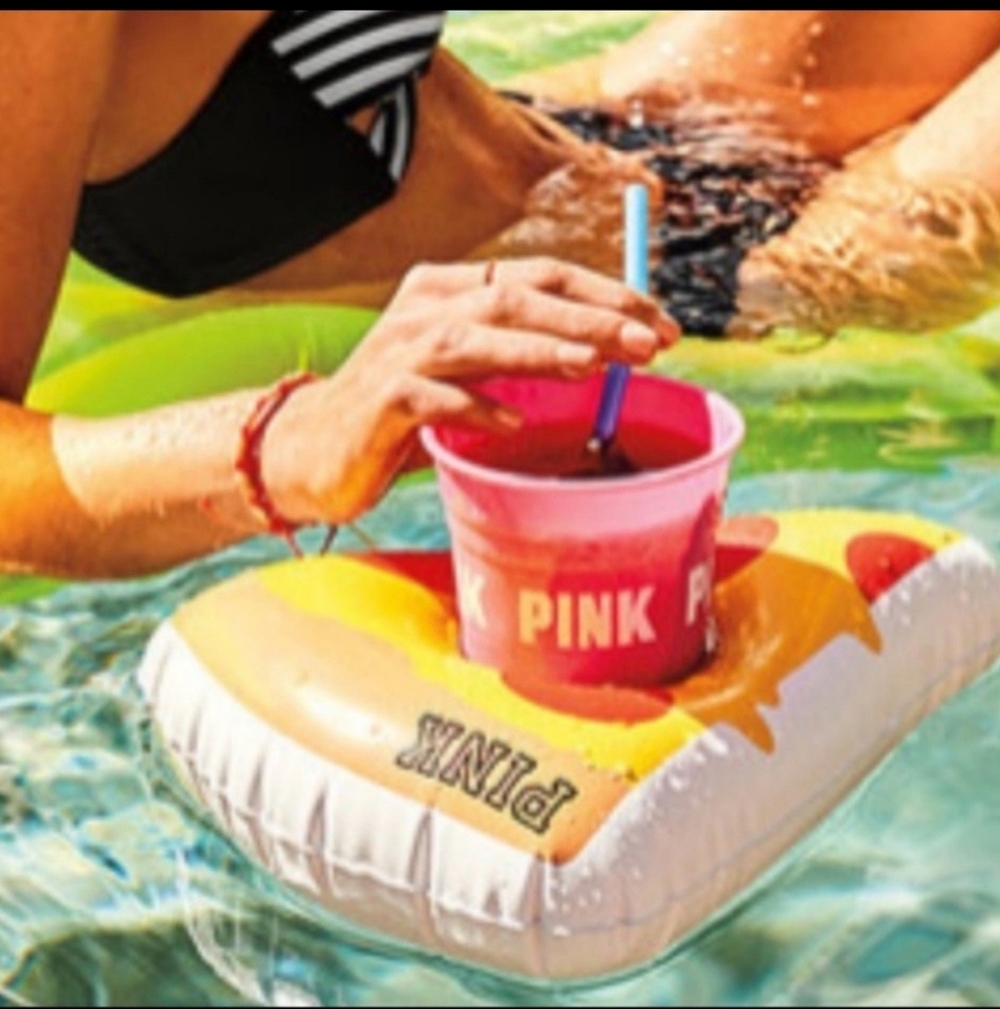 Victoria's Secret PINK Reusable Cup & Pizza Floatie